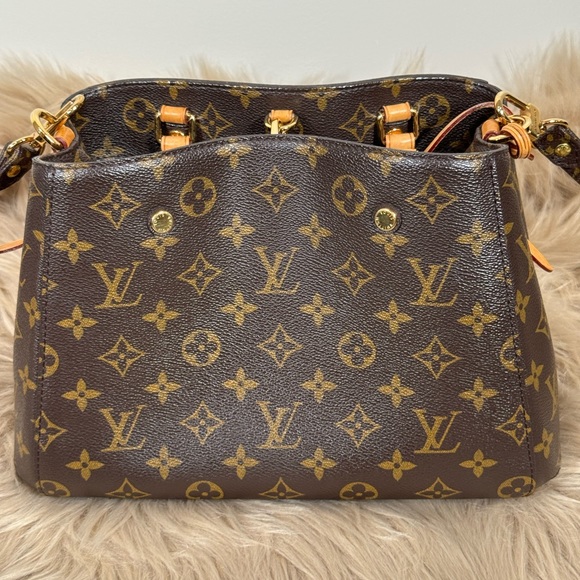 Authentic Louis Vuitton Monogram Canvas Montaigne Satchel/Crossbody Bag - Picture 2 of 12